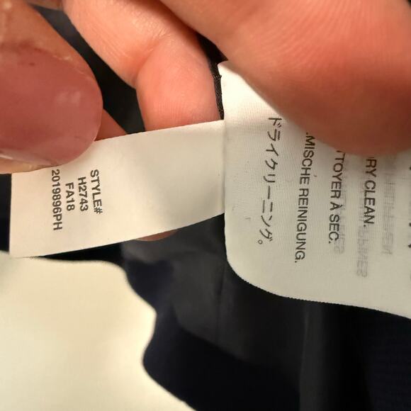 J.CREW Women's Going-out Blazer Stretch Twill Navy Blue Open Front 4 Career - Picture 3 of 7